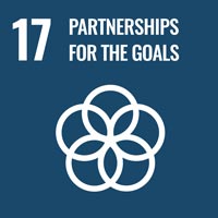 Sustainability Goal 17: Partnership for the Goals (icon)