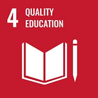 Sustainability Goal 4 - Quality Education (icon)