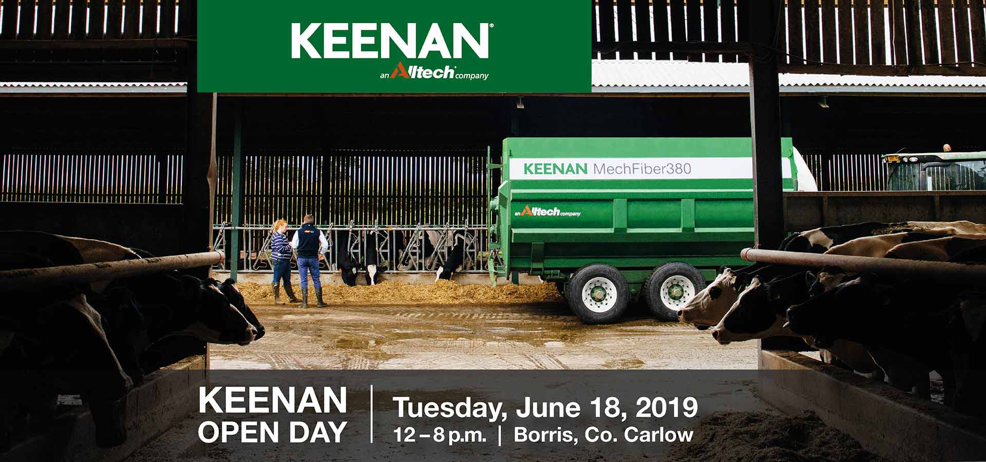 Keenan Open Day Event graphic