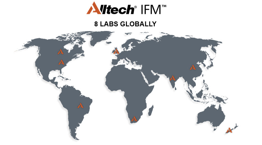 Alltech IFM global map of lab locations