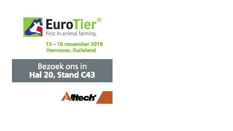 EuroTier 2018 - 13 t/m 16 november 2018 - Hannover Duitsland - Alltech stand Hal 20, C43 