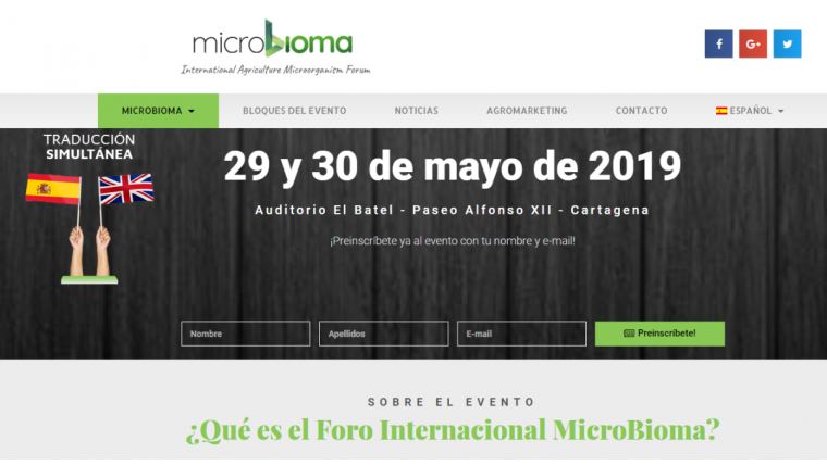 I Foro Internacional Microorganismos Agrícolas - Microbioma - 2019