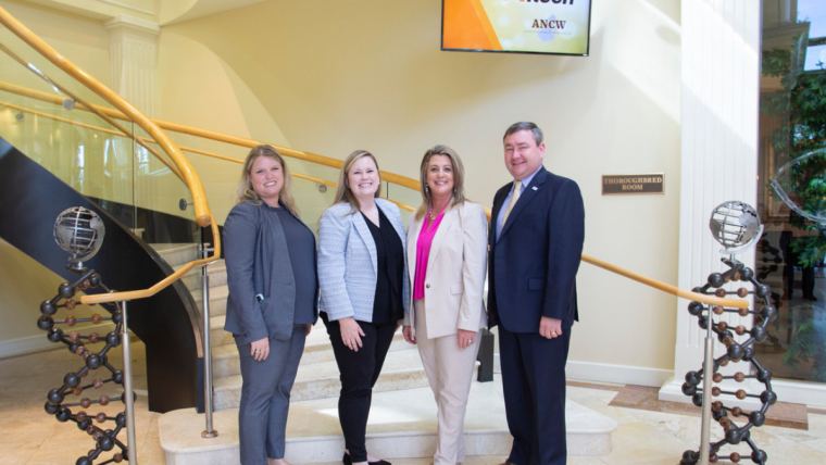 ​Evelyn Greene, president-elect of American National CattleWomen, visits Alltech Global Headquarters in Lexington, Kentucky. 