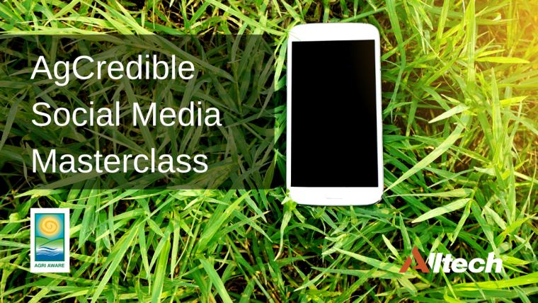 Learning opportunity on the AgCredible Social Media Masterclass