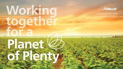 "Working Together for a Planet of Plenty" (graphic)