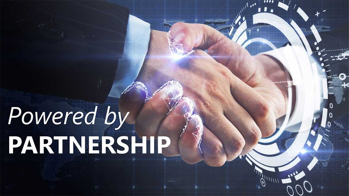 Powered by partnerships image