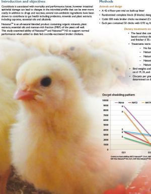 Performance of coccidia vaccinated broiler chickens fed varying levels of Natustat - Research PDF thumbnail